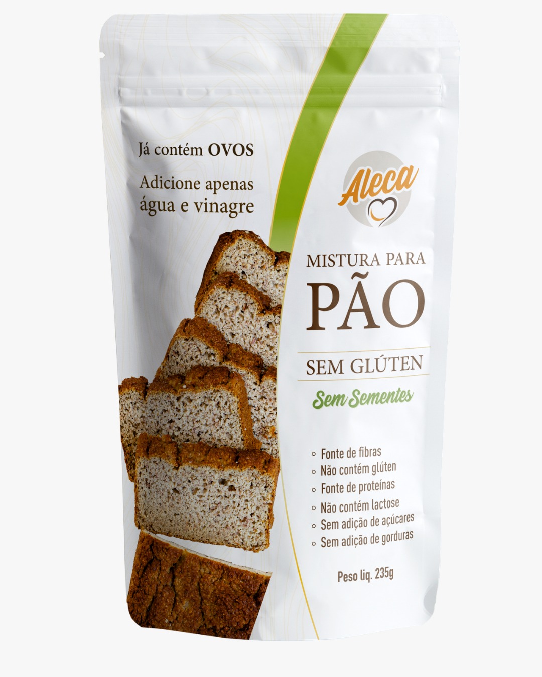 Mistura para Pão Low Carb sem Glúten e Sem Semente — 235g