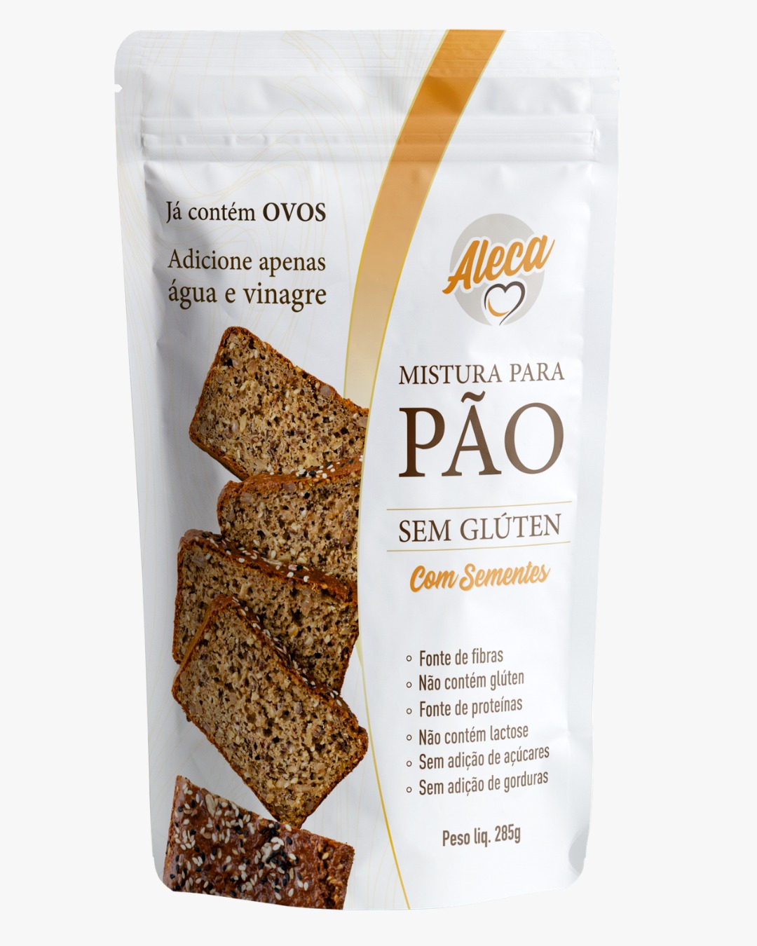 Mistura para Pão Low Carb sem Glúten e Com Semente — 285g
